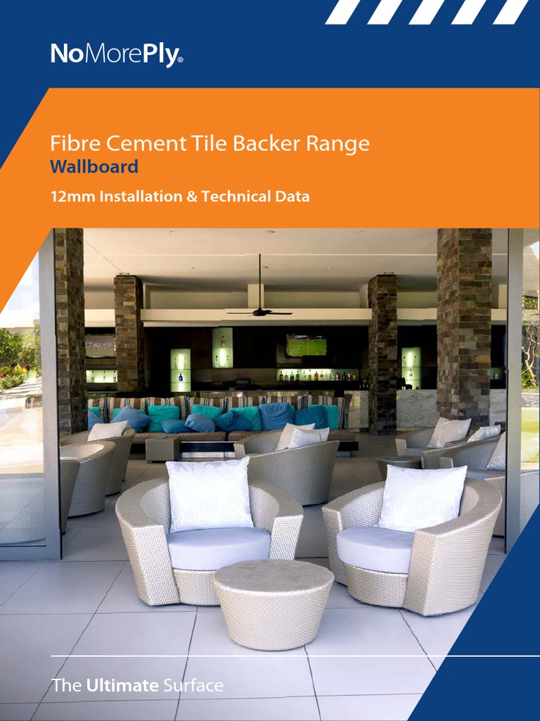 No More Ply Tile Backerboard | PDF | Drywall | Flooring