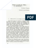 Pareto - 1966 - As Elites e o Uso da Força na Sociedade