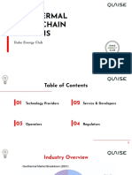Geothermal Value Chain Analysis