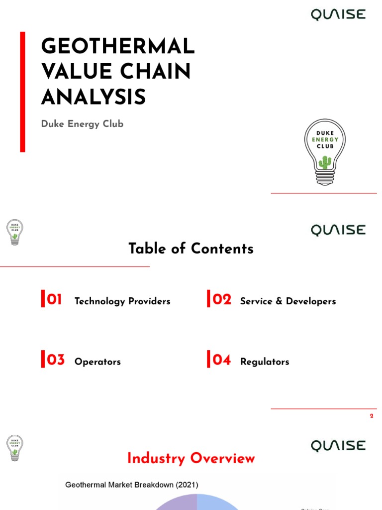 Geothermal Value Chain Analysis | PDF | Renewable Energy | Geothermal ...