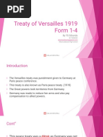 Treaty of Versailles 1919 | PDF