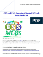 CSS and PMS Important Books PDF Link Download