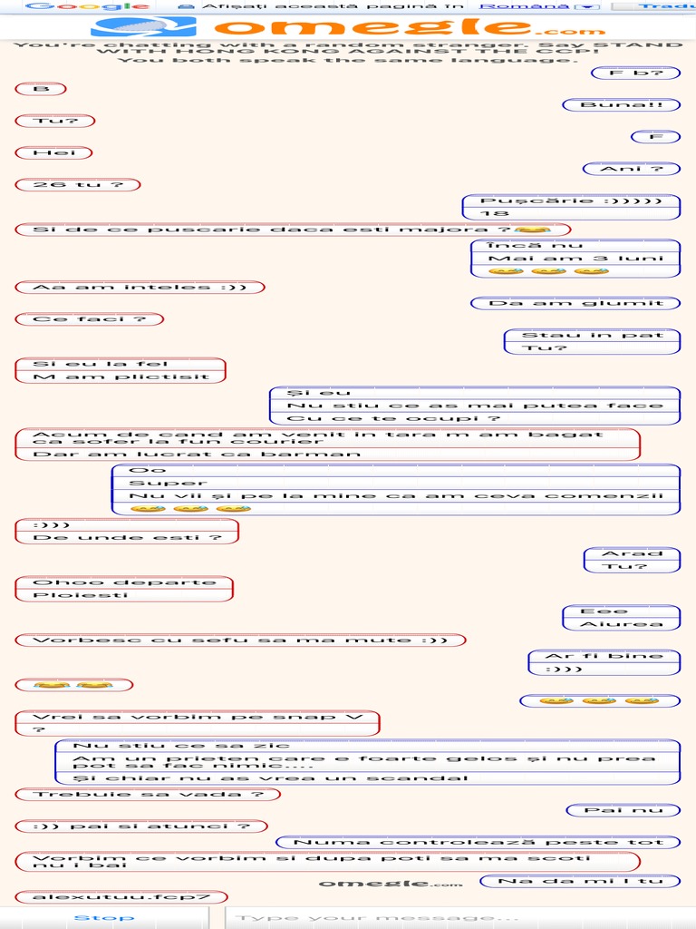Omegle talk to strangers pdf
