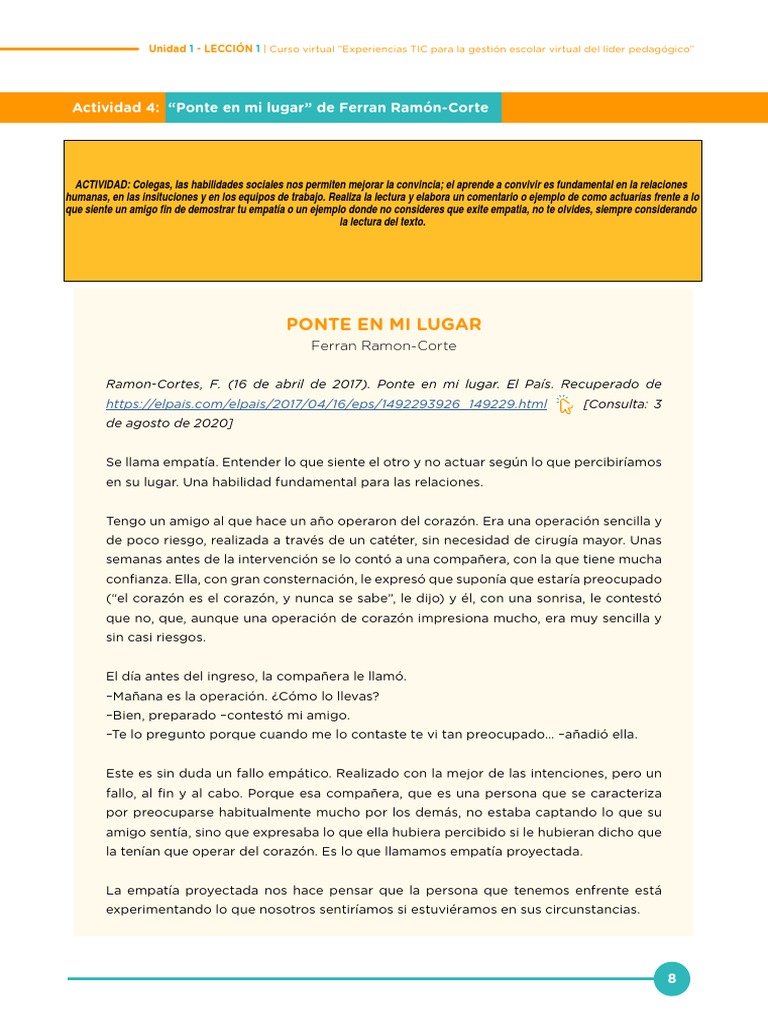 La Importancia de la Empatía en Liderazgo | PDF | Las emociones | Empatía