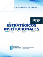 Guia de Planificacion Estrategica Institucional 2022