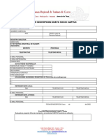 Ficha de Inscripcion de CARTUC 2022