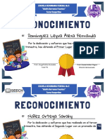 Certificado Escolar Infantil Celeste