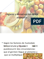 PDF Higiene y Conservacion de Los Alimentos