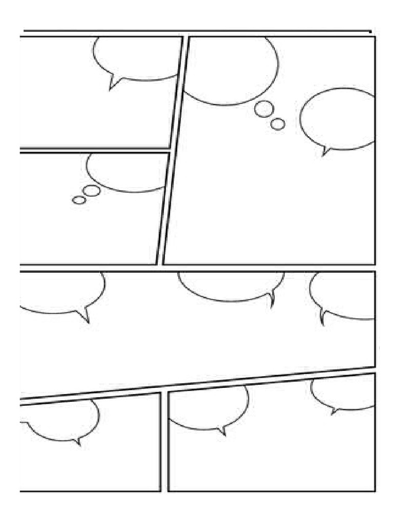 6°plantilla - Creamos Un Cómic | PDF