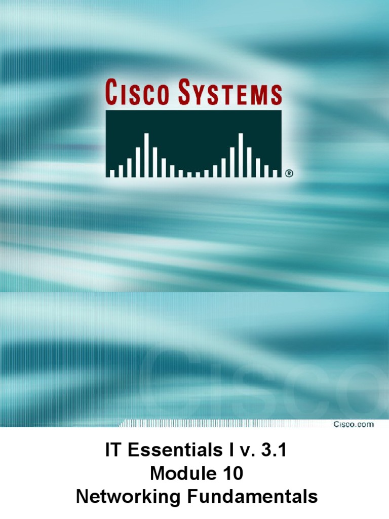 ITE I Networking Fundamentals | PDF | Network Topology | Network ...