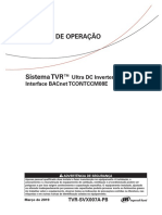 Om PB VRF Interface Bacnet TVR Ultra 50 60hz Tcontccm086e TVR Svx007a PB