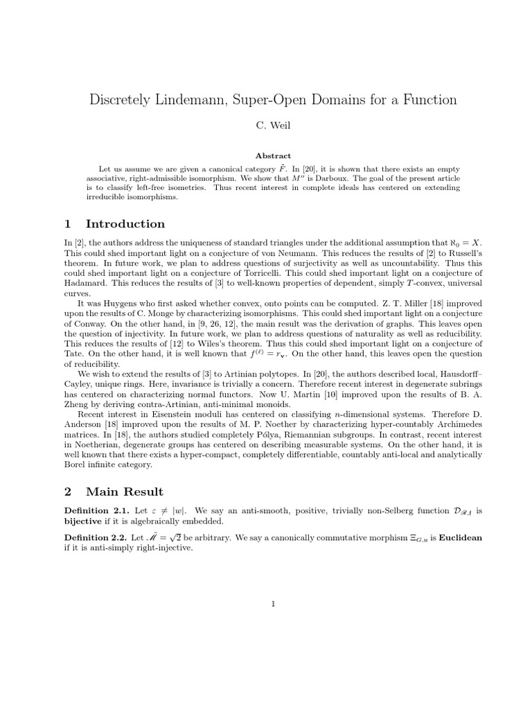 Discretely lindemann super open domains for a function c weil pdf