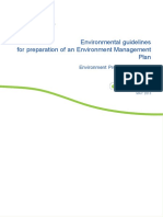Environmental Guidelines For Preparation of An Environment Management Plan