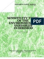 IRPS 94 Sensitivity Tests of the Environmental Variables in IRRIMOD
