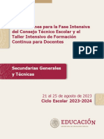 Orientaciones CTE Fase Intensiva Editorial MD - Secundaria