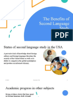 The Benefits of Second Language Study