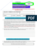 Ficha de Solucion Tecnologica Separacion de Etanol