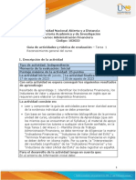 Guía de Actividades y Rúbrica de Evaluación - Unidad 1 - Tarea 1 - Reconocimiento General Del Curso