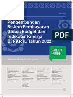 Policy Brief Pengembangan Sistem Pembayaran Global Budget