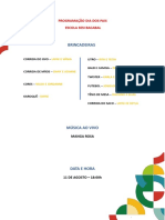 Programação Dia Dos Pais