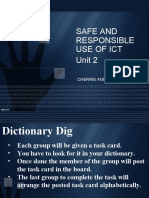 Safe and Responsible Use of ICT