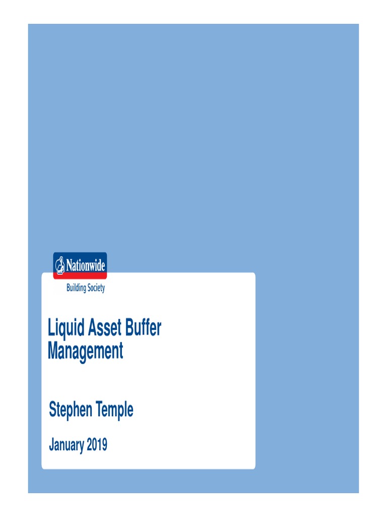 Liquid Asset Buffer Management Stephen Temple PDF