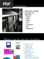 Libraries Catalog All Types of Material: Books Gifts Dvds Cds Cassettes Kits Magazines