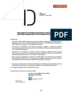 Despacho P.PORTO-P-042-2022 - Regulamento Dos Regimes de Reingresso e de Mudança de Par Instituição-Curso Do P.PORTO - Signed