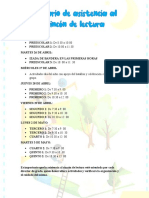 Horario de Asistencia Al Rincon de Lectura