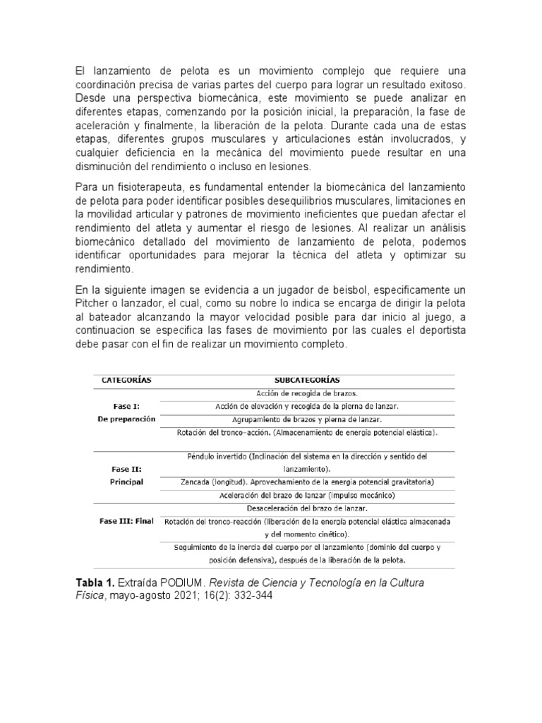 Biomecanica Ii 1.1 | PDF | Mano | Hombro