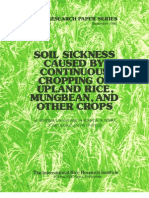 IRPS 99 Soil Sickness caused by continuous Cropping of Upland Rice, Mungbean, and Other Crops