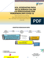 Drg. Kartini Rustandi, M.kes - Protokol Kesehatan Olahraga