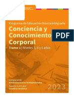 Conciencia y Conocimiento Corporal - Tramo 1