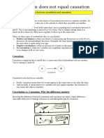 Correlation and Causation Worksheet