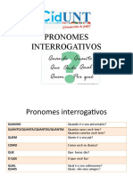 Pronomes Interrogativos