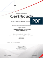 Certificado 1. Inducciã"n Institucional Pefb Blended Gs