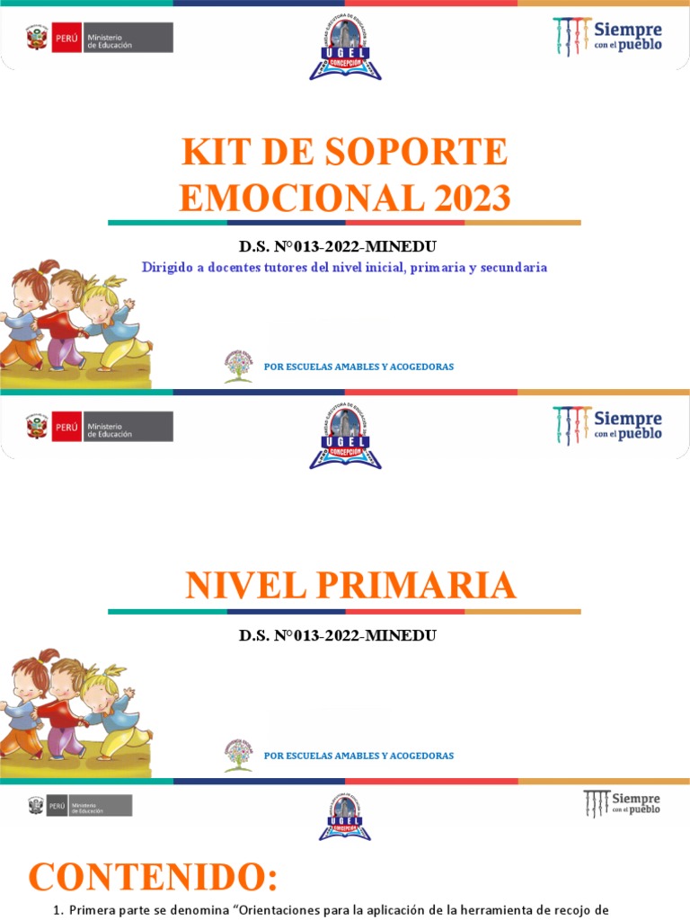 Kit de Soporte Emocional | PDF | Modificación de comportamiento ...