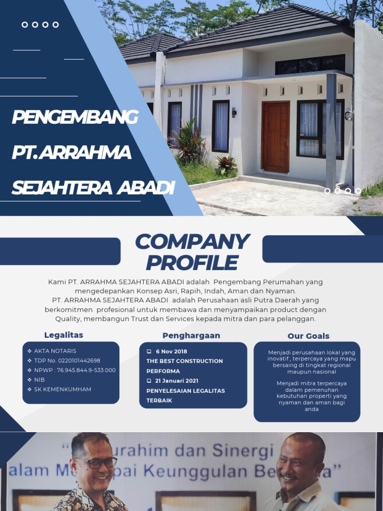 Profil Perusahaan PT Arrahma Sejahtera Abadi | PDF