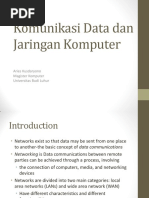 Komunikasi Data Dan Jaringan Komputer - Pertemuan 2