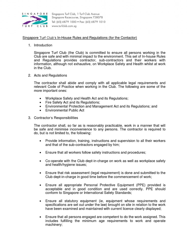STC in House Rules and Regulations | PDF | Electrical Connector | Safety