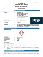 MSDS Caustic Soda