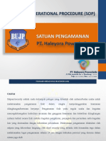 Satuan Pengamanan: Standard Operational Procedure (Sop)