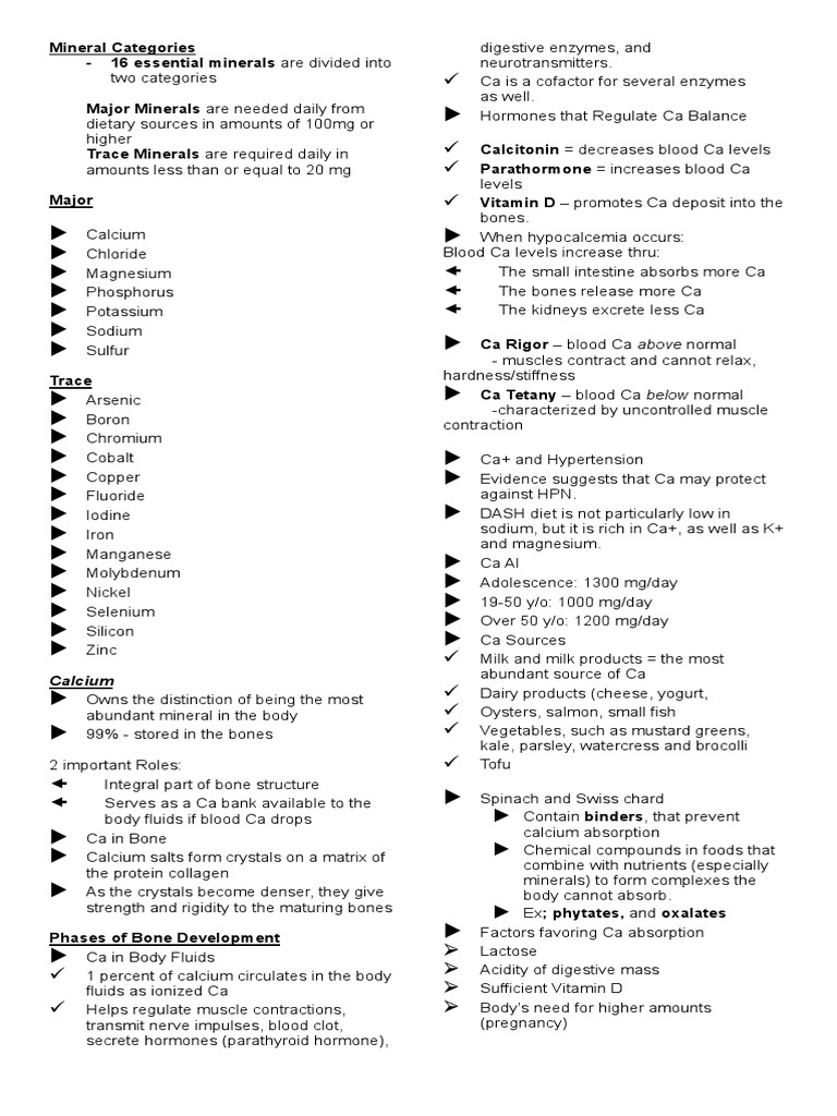 MINERALS | PDF