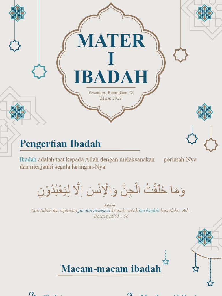 Materi Ibadah | PDF