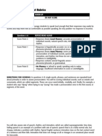 Complete Speaking Test Rubrics: Questions 1-3 Warm-Up