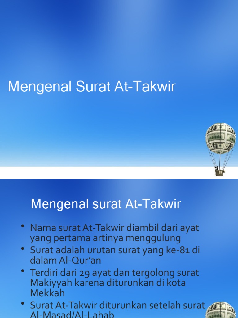 Surat at Takwir | PDF