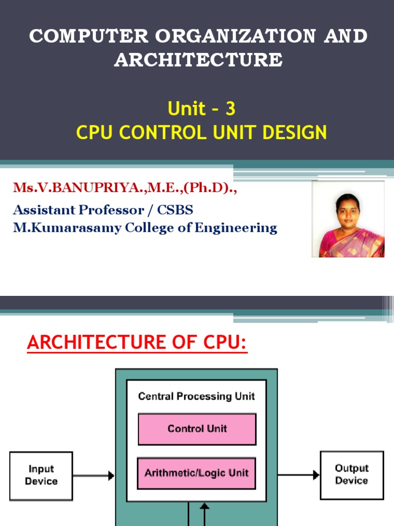 Arhitecture Of Cpu Pdf