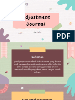 Adjustment Journal