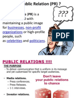 What Is Public Relation (PR) ?