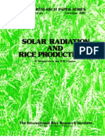 IRPS 129 Solar Radiation and Rice Productivity